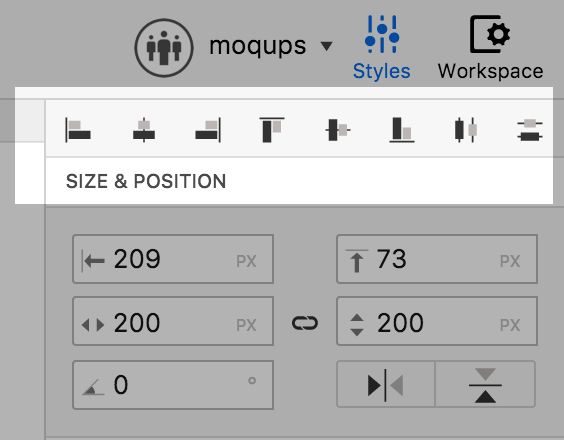 moqups-inspector-align-toolbar