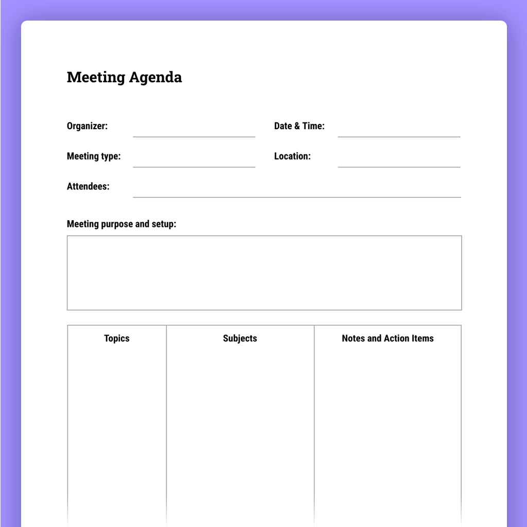 How to Run Effective Meetings (with Templates)  The Moqups Blog