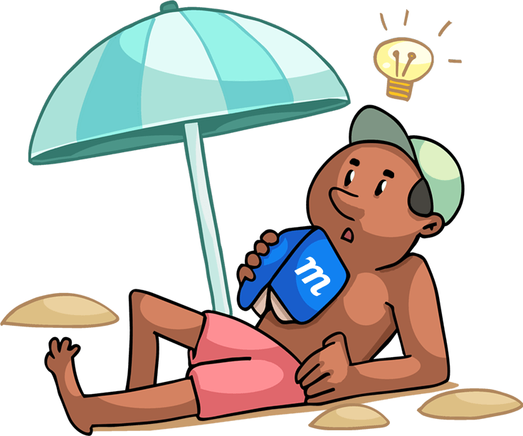 Summer season illustration